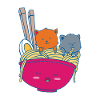 Ramen Pastasuppe Anime Kawaii Katte Gave