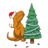 T-Rex hates Christmas