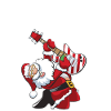Rocking Santa Claus E-Guitar