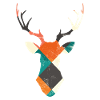 Hirschkopf Hirsch Hirschgeweih Hirschjäger