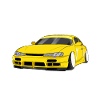 Yellow car drift "Stance"