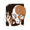 smoking alien