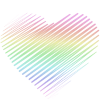 Rainbow heart