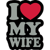 I love my wife