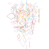 Graphique abstrait "chèque"