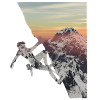 Climber mountains