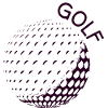 Golfers play golf