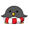 Penguin lifeguard lifeguard gift