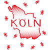 Cologne, outline, snowflake, Christmas