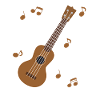 J'aime jouer au ukulélé