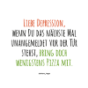 Depression pizza