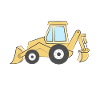 Large excavator