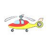 Cartoon Helicopter