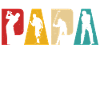 Golf papa rétro golfeur golfeur