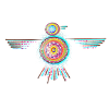 Bunter Vogel