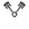 V8 engine