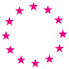Europe Flag European Union Pink Logo Flag