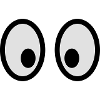 Comic Augen