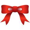 Idée cadeau Noël ruban rouge