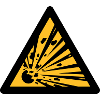 Hazard Symbol - Sprengstoff (2-farge)