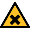 Gefahrensymbol - Schadstoffe (2-farbig)