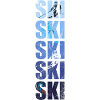 skiing