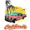 US Oldtimer am Strand