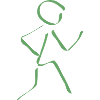 Running man rennender Mann Geschenkidee