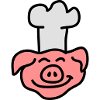 Pig Chef Head