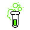 Buvant à l’acide vert