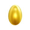 Oeuf d'or doré