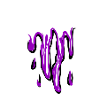 Dripping Purple Design