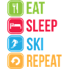 Eat Sleep Ski Repeat