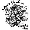 No Straight Lines