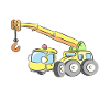 Grue camion camion-grue