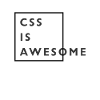 CSS is awesome t-shirt