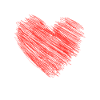 Heart on stripes Heart