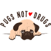 Pugs Not Drugs Graphic