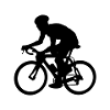 Road bike silhouette