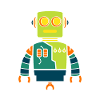 Bunter Roboter