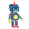 Bunter Roboter