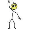 Happy Stick Figure