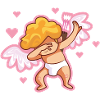 Amor dabbing valentin