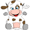 hearty cow says moo
