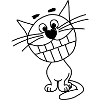 Grinning cat