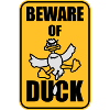 Beware Of Duck