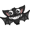 Grinning bat