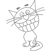 funny smile cat