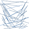 Blue lines Abstract geometry
