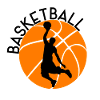 Basketball silhouette sport